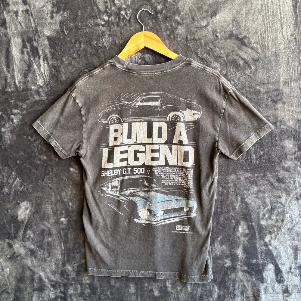 Mustang Cobra GT Abercrombie & Fitch T-Shirt Size: Small Gray